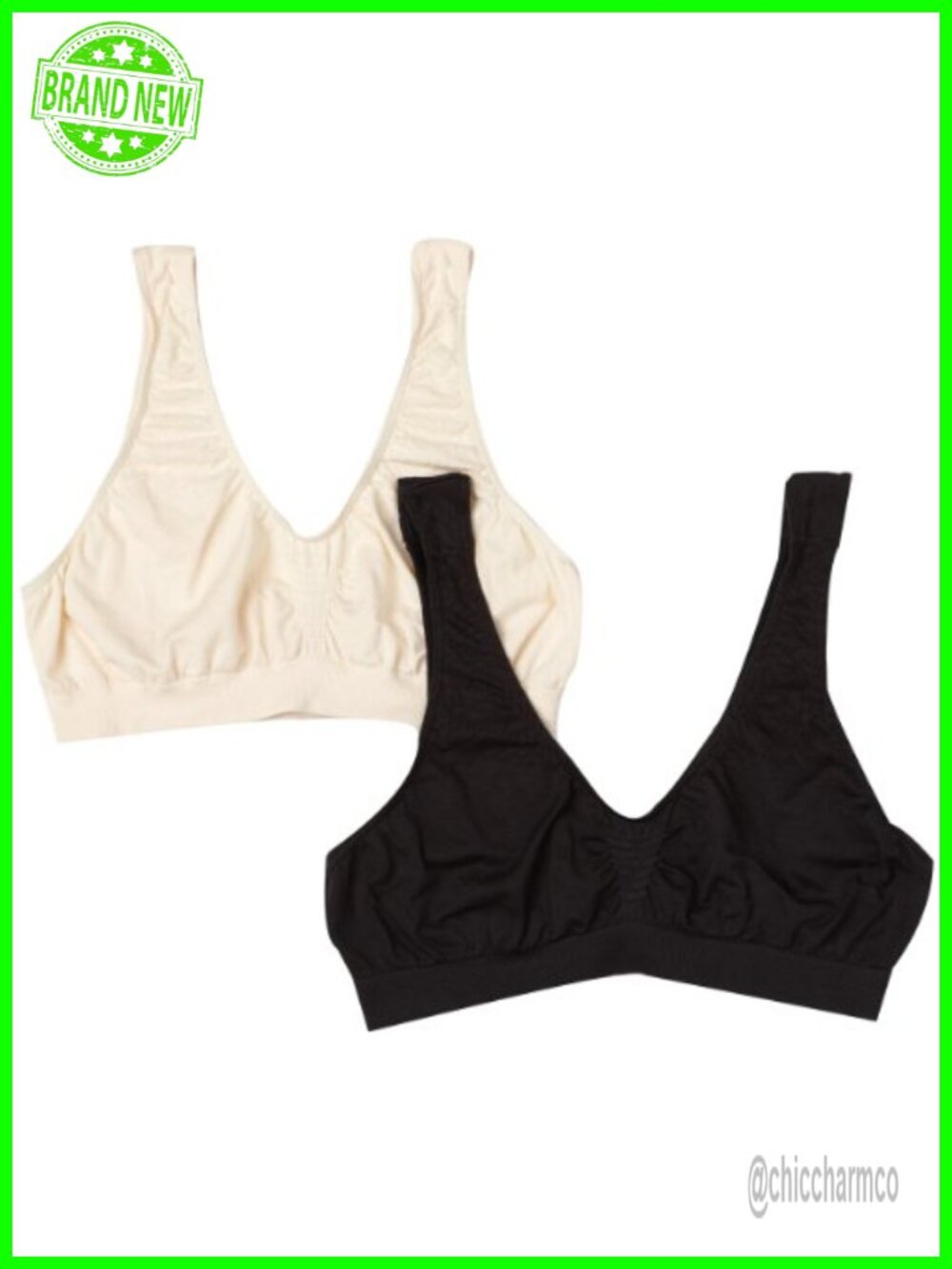 Wirefree Pullover Bralette Seamless Microfiber Bra